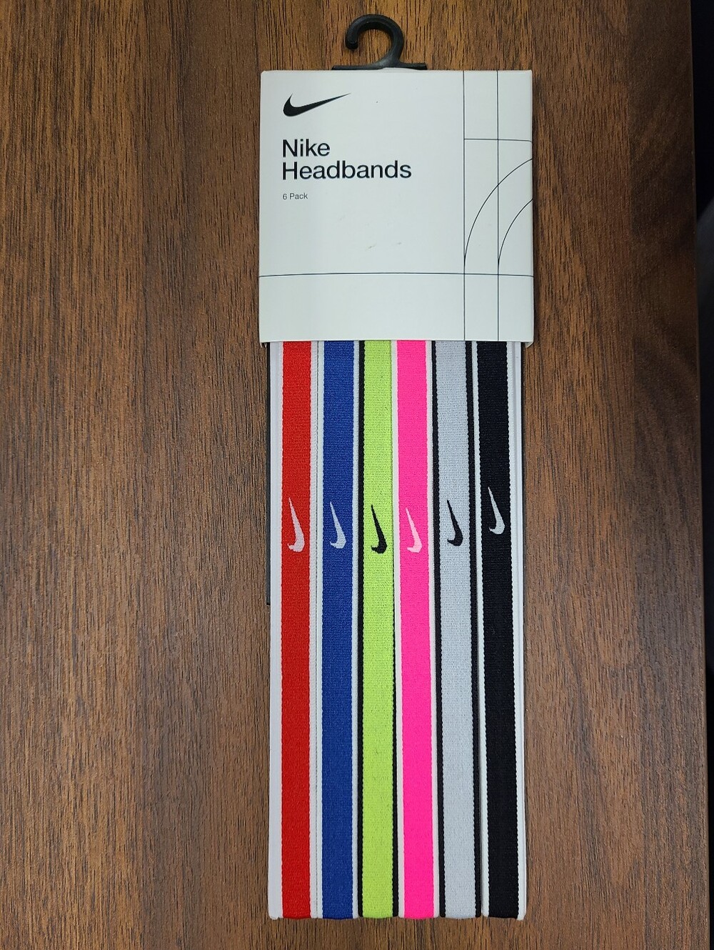 Nike Unisex 6-Pack Performance Headbands - Multi Color NEW IN PACK.